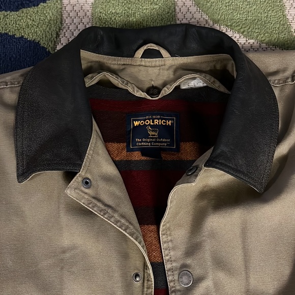 Vintage Woolrich Canvas Aztec Western Lined - Picture 9 of 11